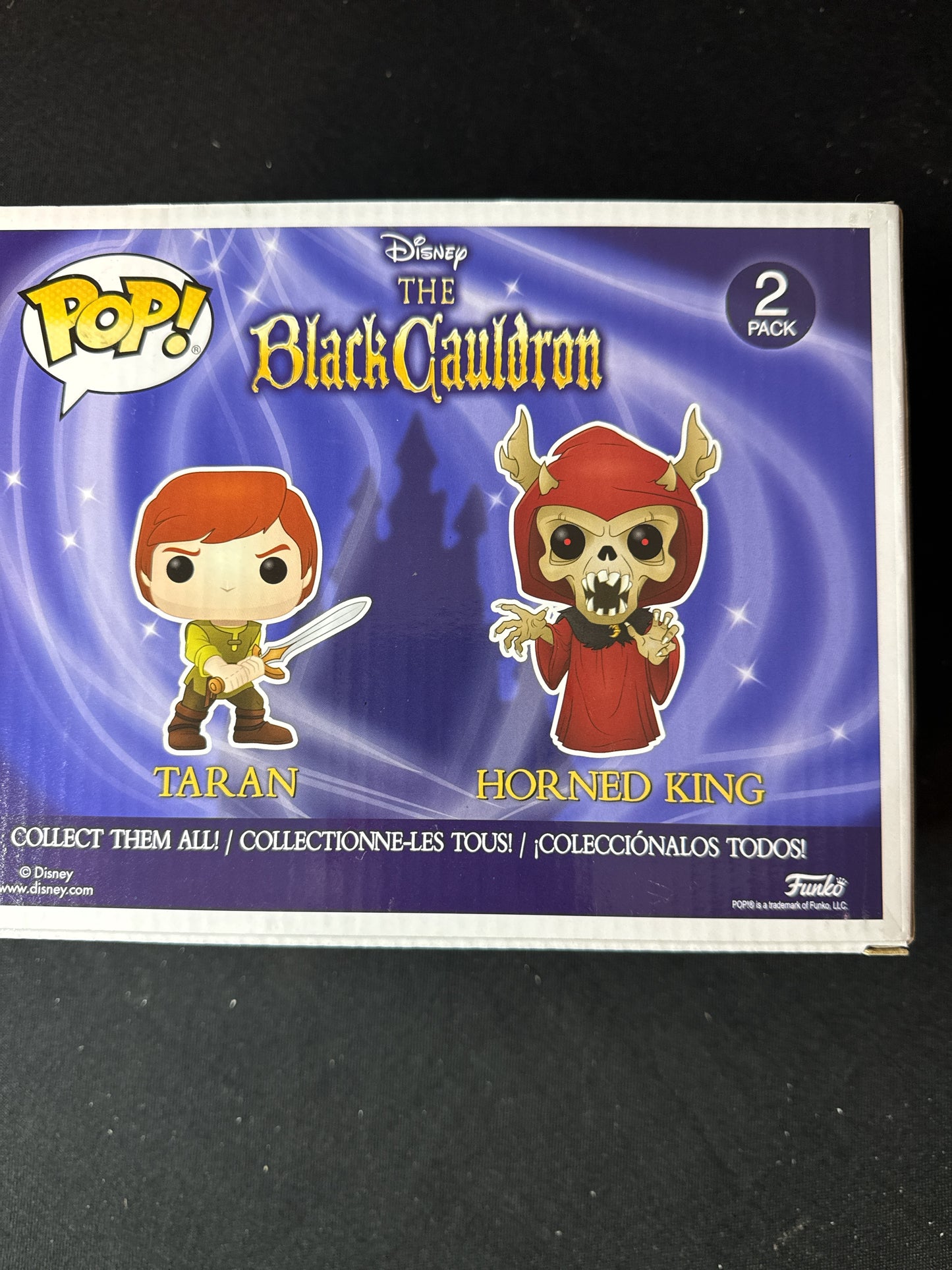 Funko Pop! Taran & Horned King 2-Pack Vinyl Figures Disney's The Black Cauldron NIB