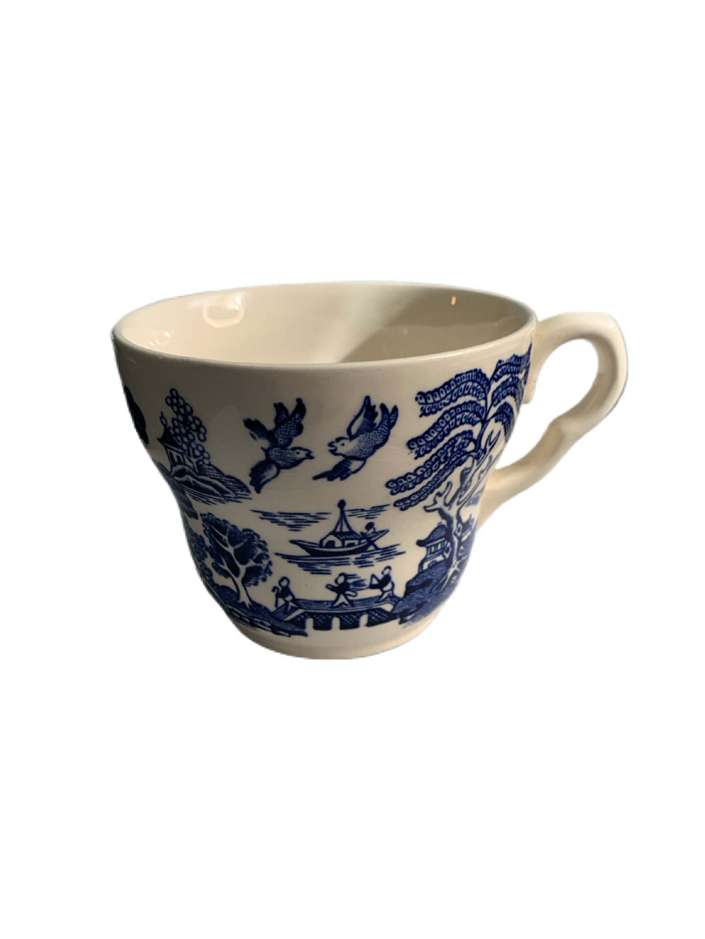 EIT Ltd Willow Pattern Ironstone Tea Cup 2.5"