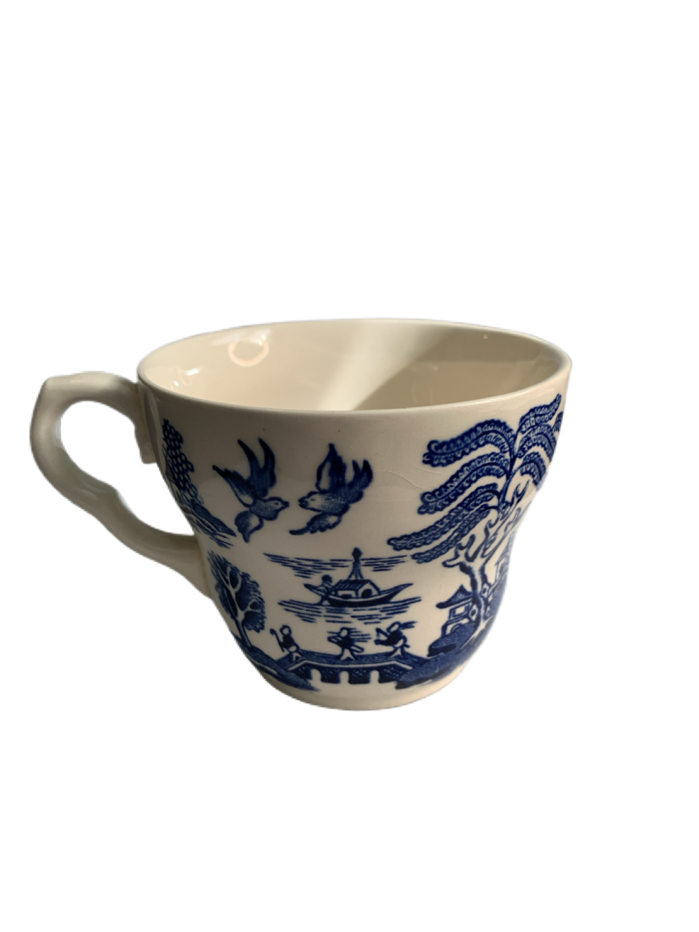 EIT Ltd Willow Pattern Ironstone Tea Cup 2.5"