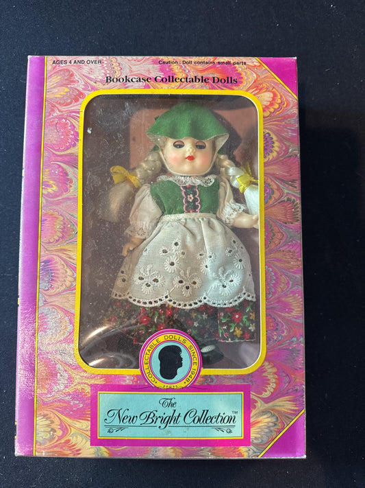 Bookcase Collectable Doll The New Bright Collection No. 900 Austria 1992