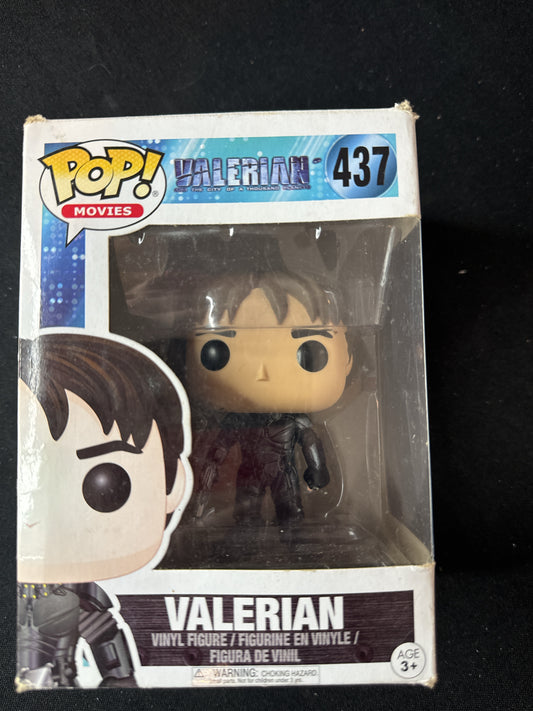 Funko Pop! Movies Valerian #437 Valerian Vinyl Figure NIB