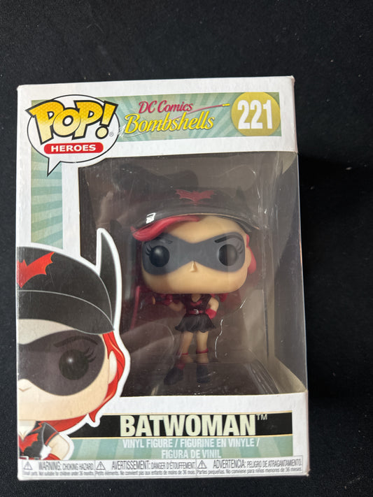 Funko Pop! DC Comics Bombshells #221 BatWoman Vinyl Figure NIB