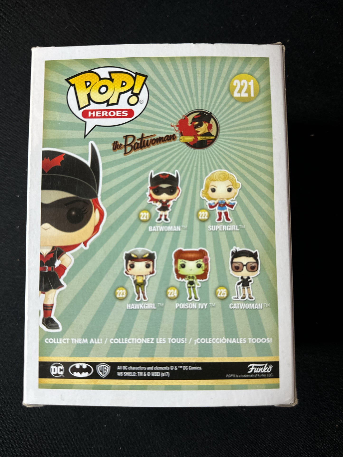 Funko Pop! DC Comics Bombshells #221 BatWoman Vinyl Figure NIB