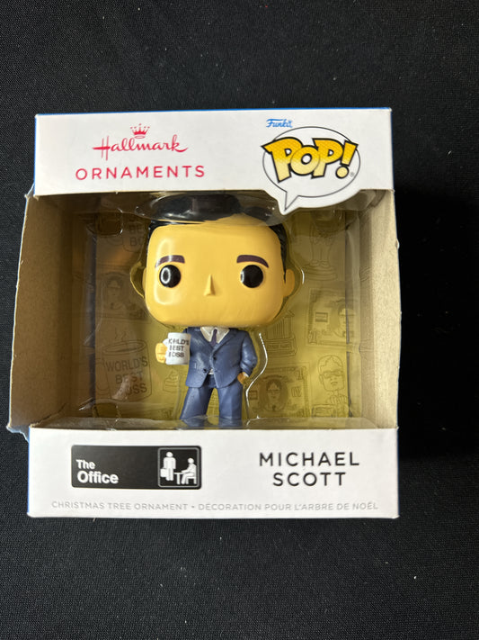 Funko Pop! The Office Michael Scott Hallmark Ornaments NIB