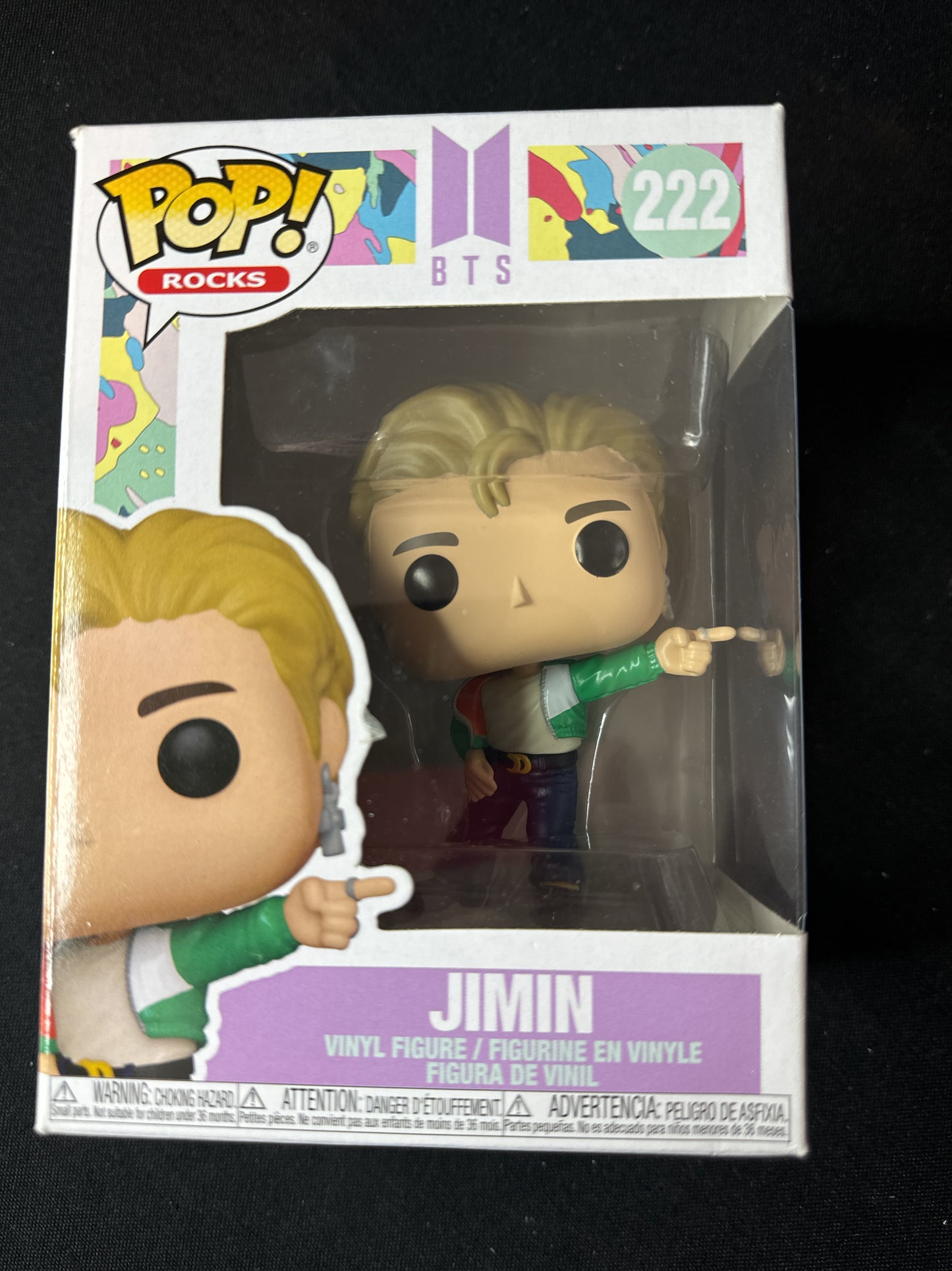 Funko Pop! Rocks BTS #222 Jimin Vinyl Figure NIB