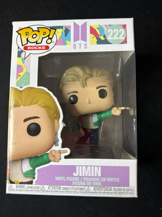 Funko Pop! Rocks BTS #222 Jimin Vinyl Figure NIB