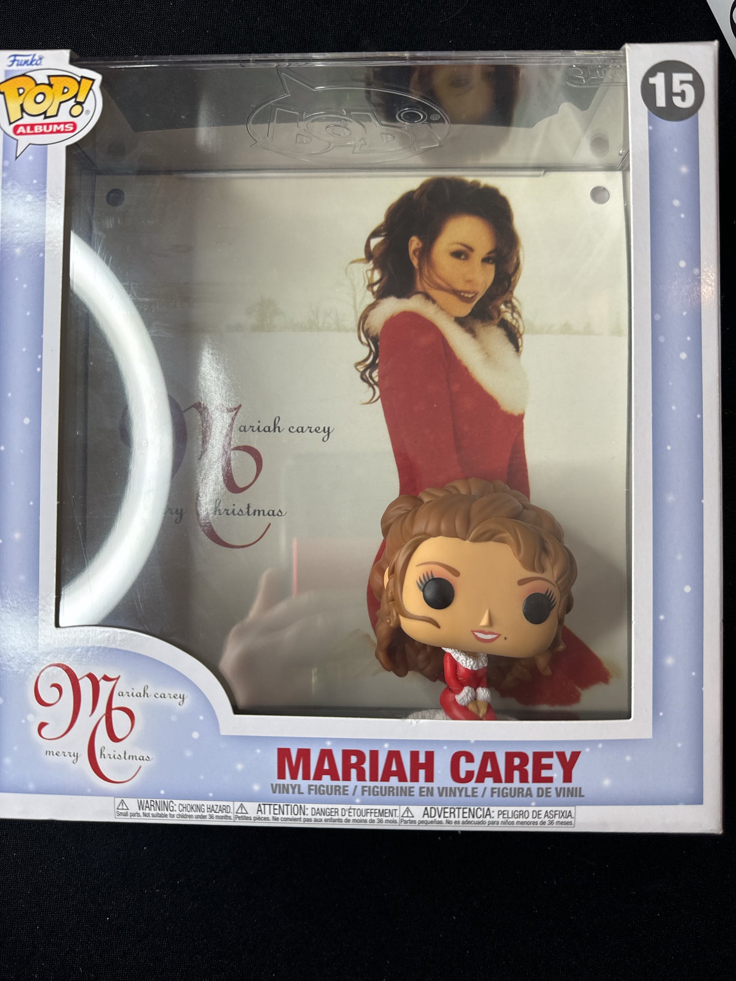 Funko Pop! Albums #15 Mariah Carey Vinyl Figure with Protection Case Merry Xmas NIB