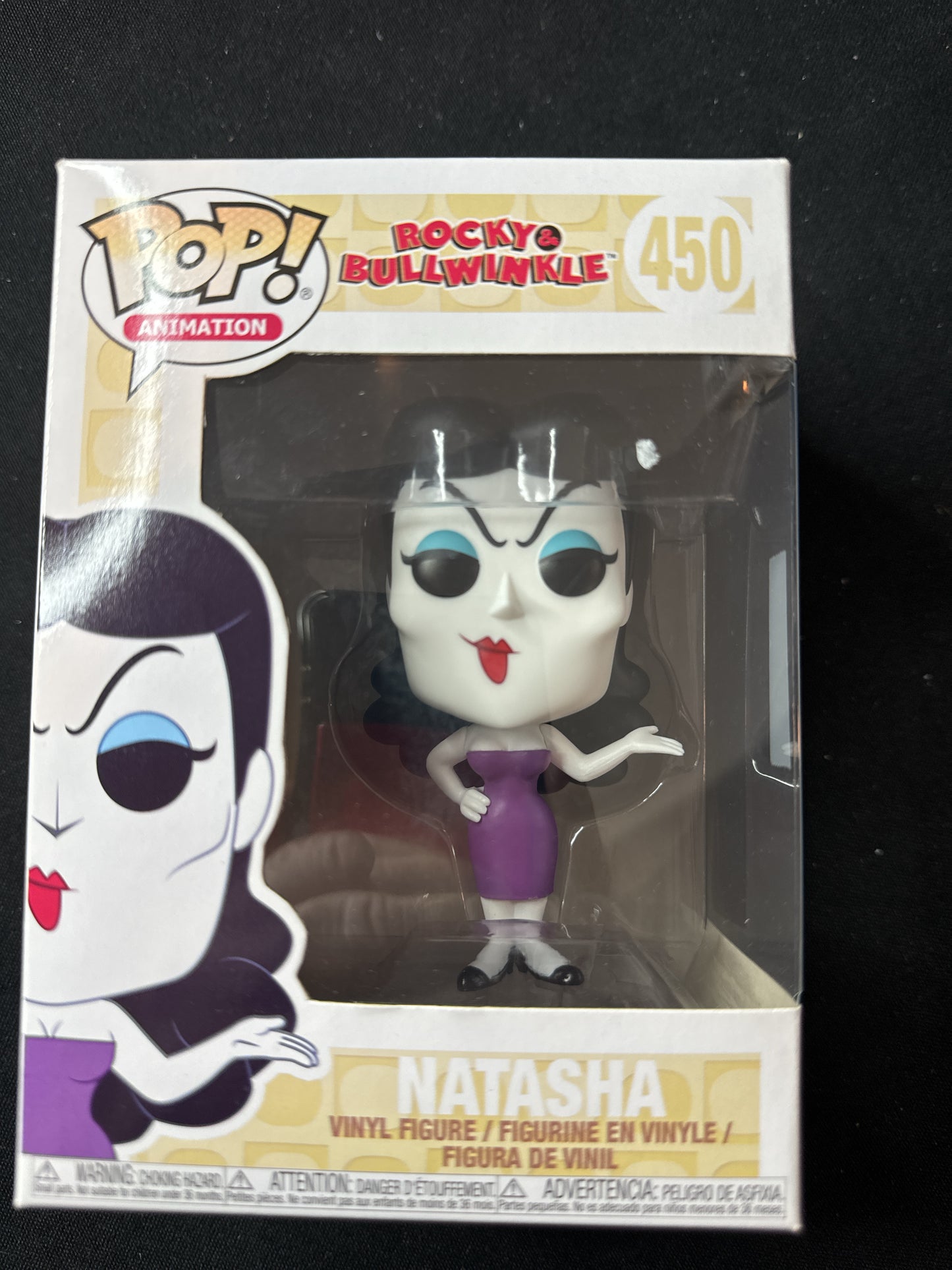 Funko Pop! Rocky & Bullwinkle #450 Natasha Vinyl Figure NIB