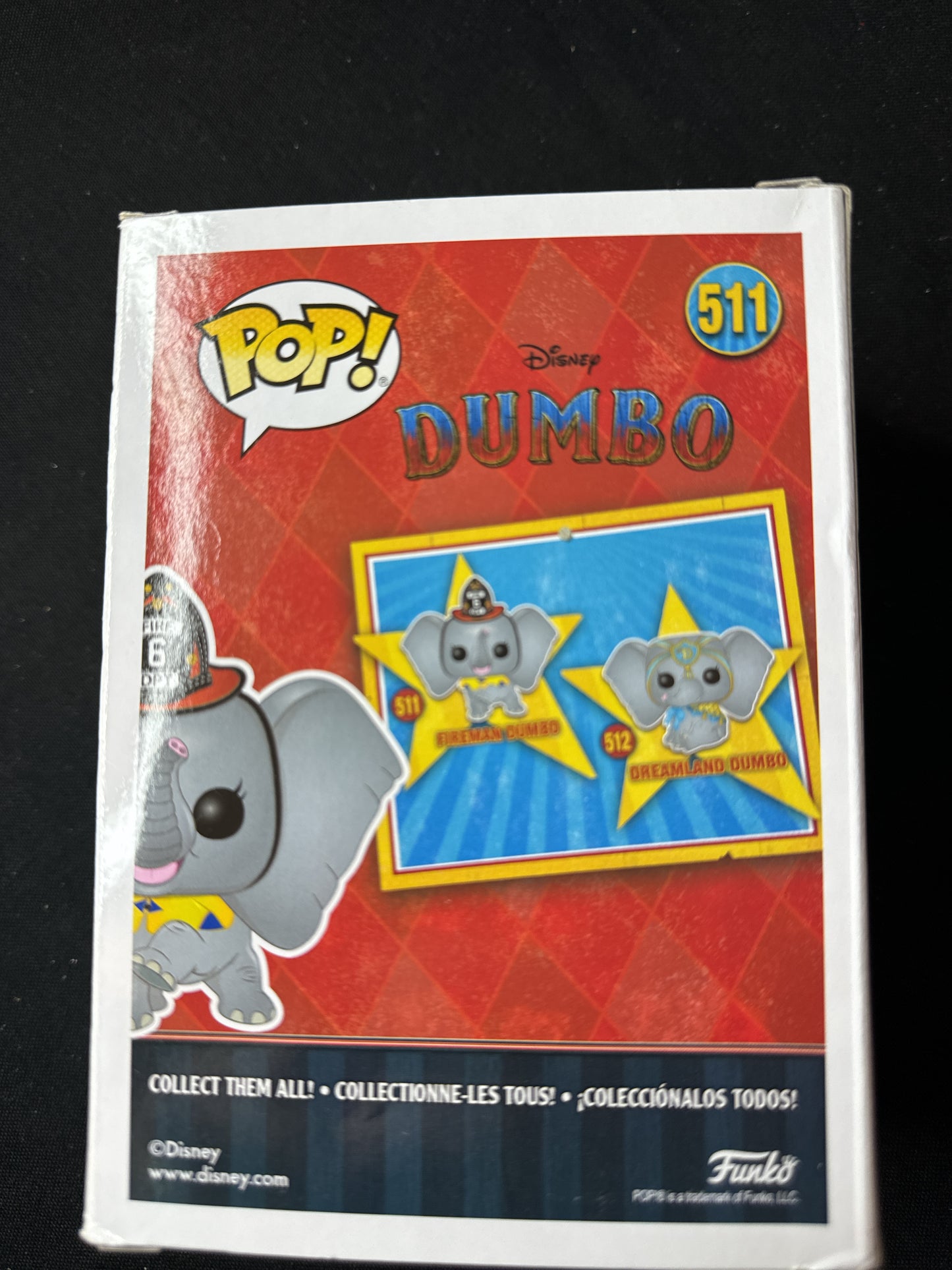 Funko Pop! Disney Dumbo #511 Fireman Dumbo Vinyl Figure NIB