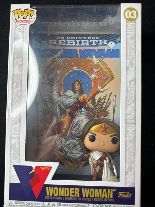 Funko Pop! Comic Covers #03 Wonder Woman Vinyl Figure NIB