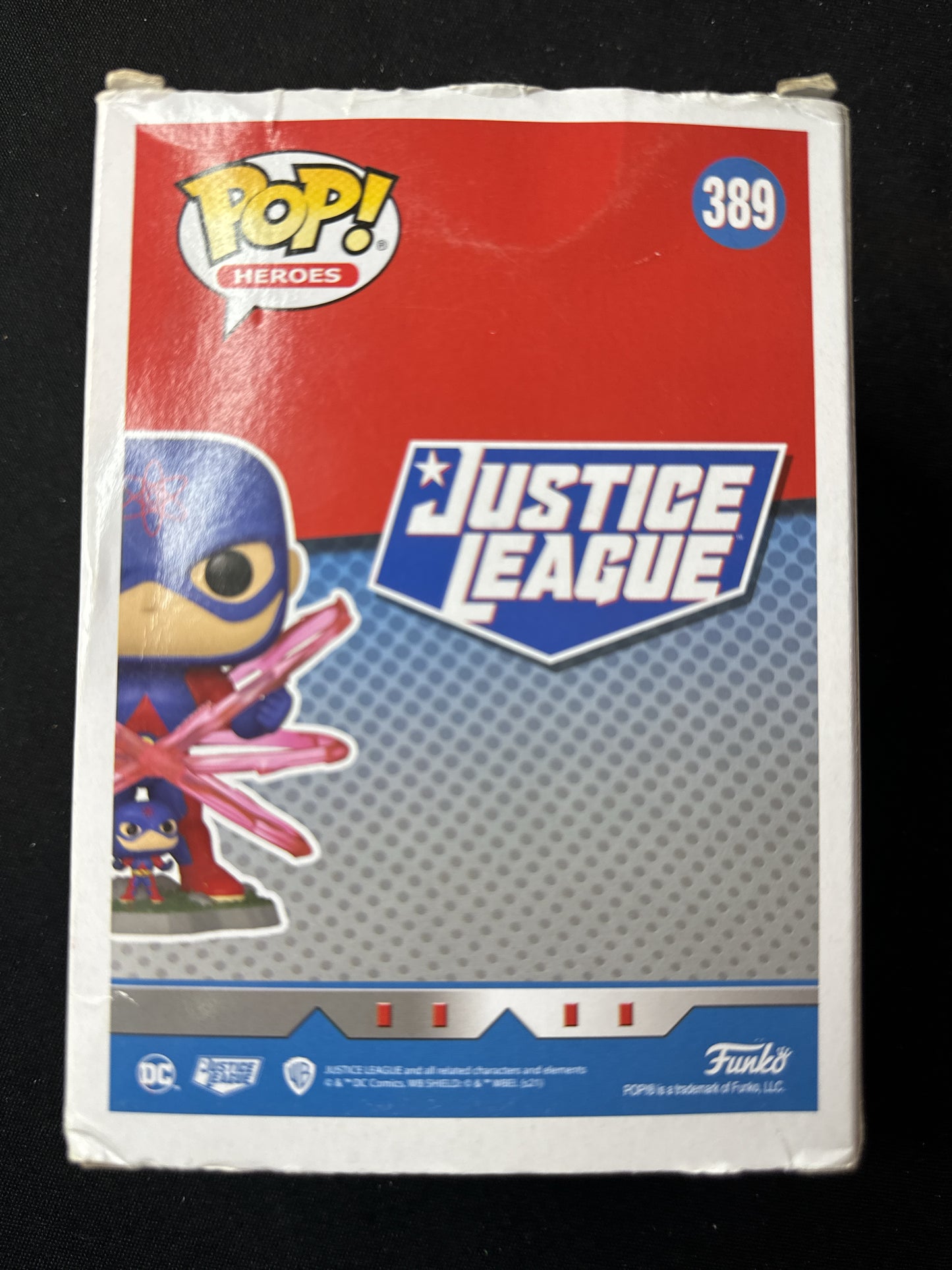 Funko Pop! Heroes Justice League #389 The Atom Vinyl Figure NIB 2021 Wondrous Conv. LE NIB