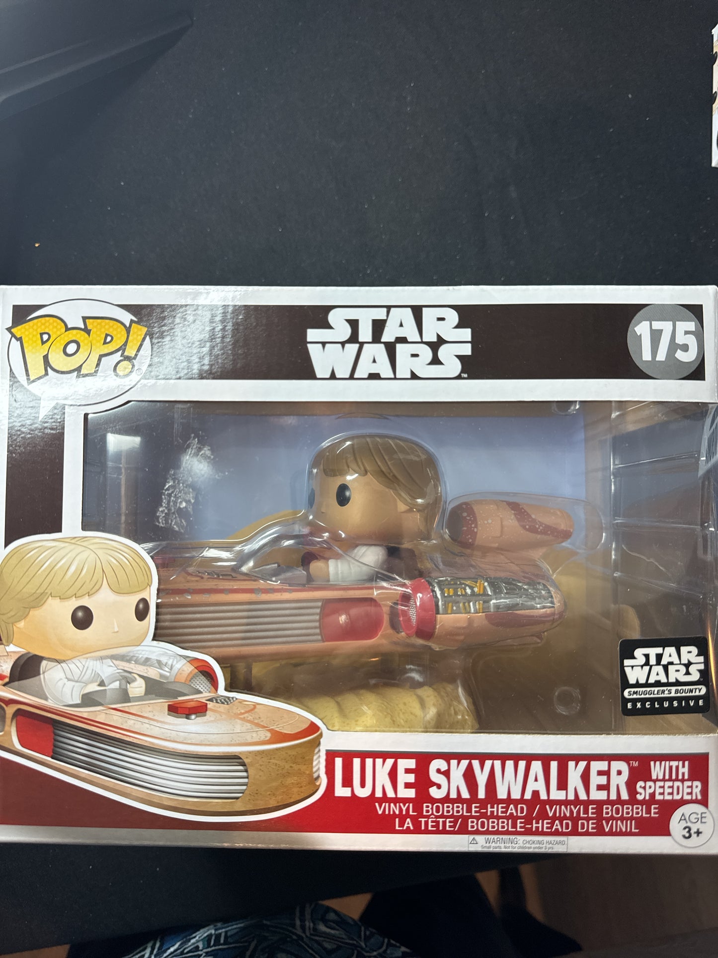 Funko Pop! Star Wars #175 Luke Skywalker with Speeder Vinyl Bobble Head NIB