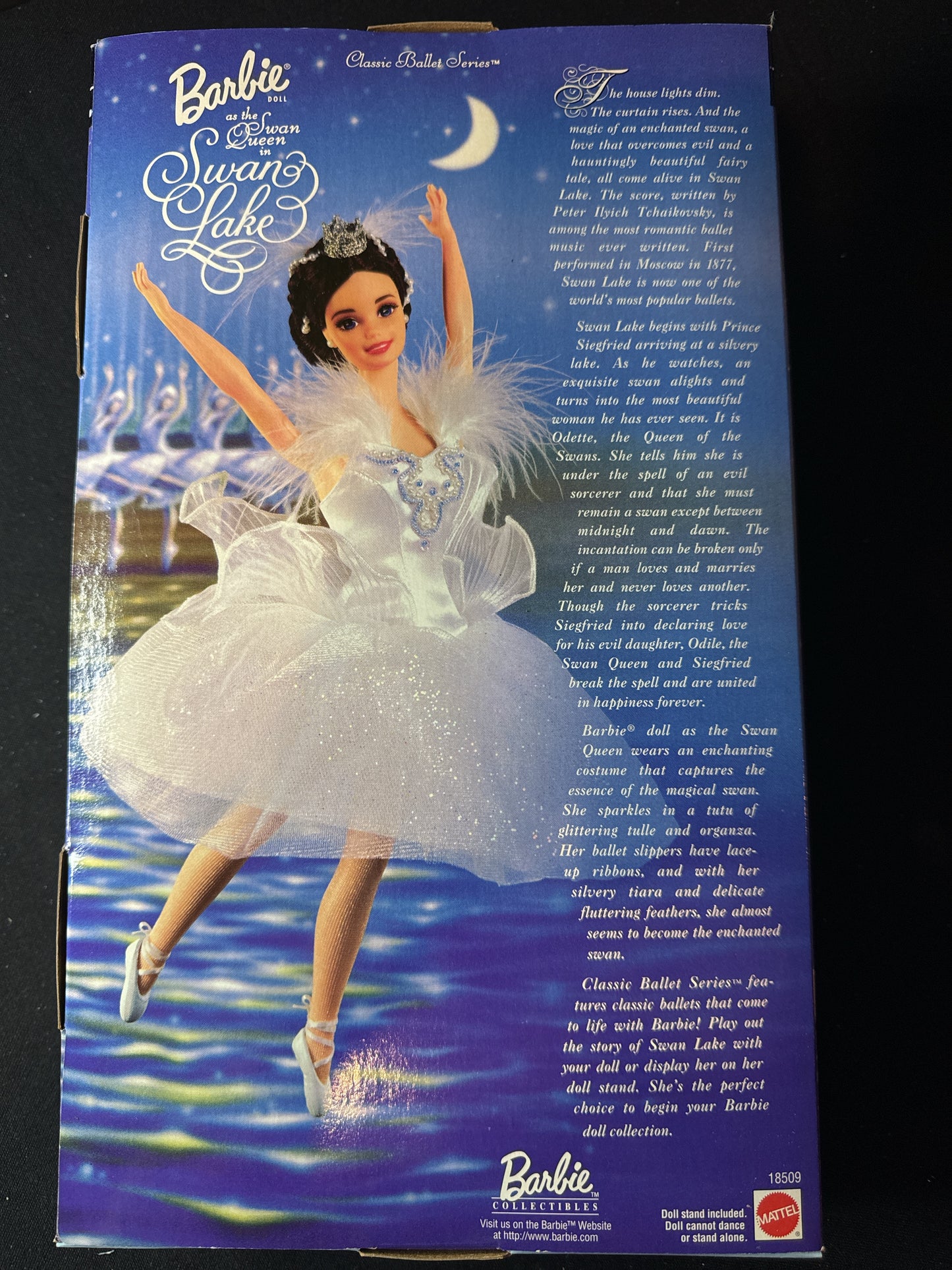 Barbie Swan Lake as the Swan Queen Classic Ballet Series Mattel 1997 New in Box