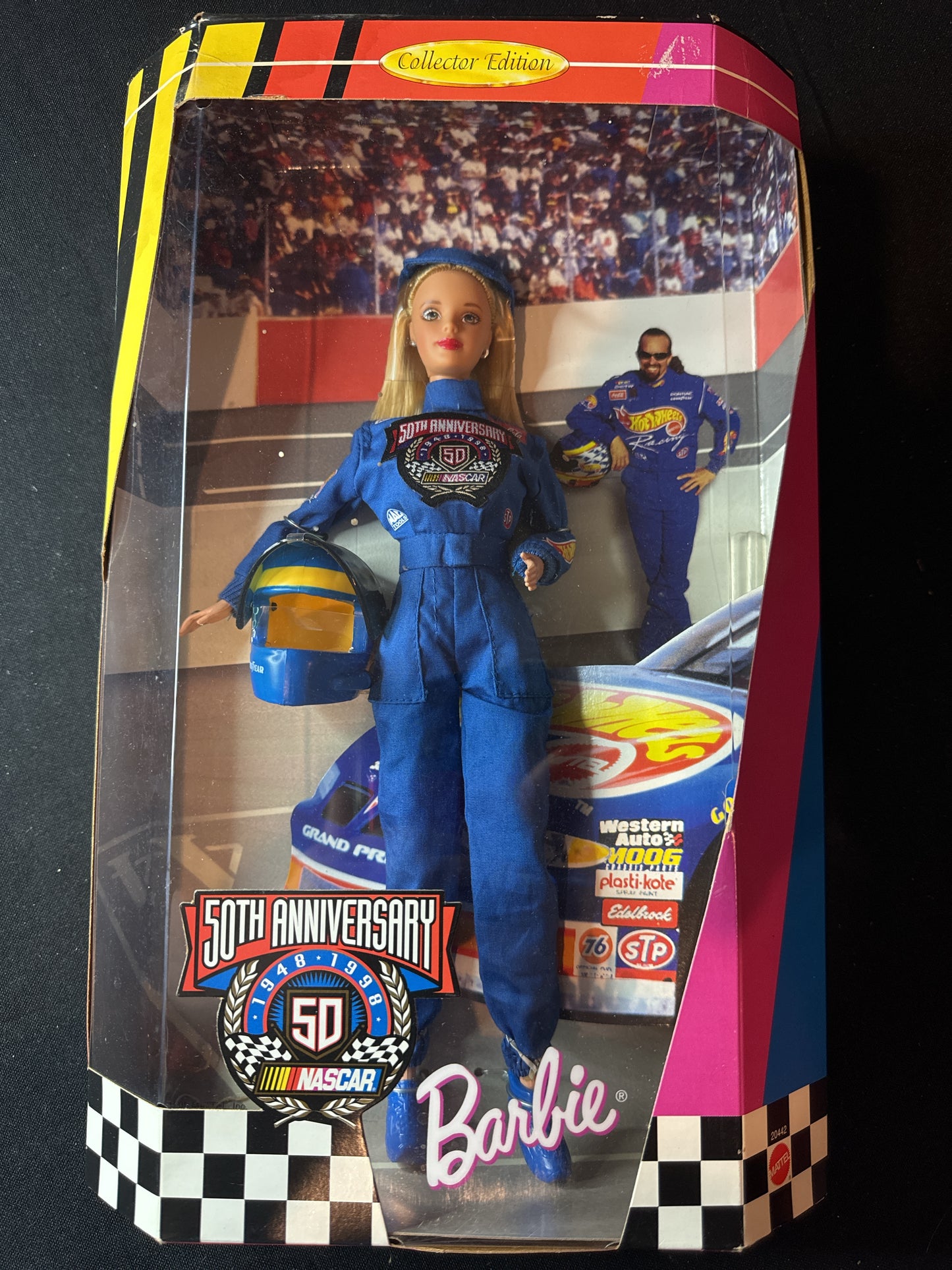 Barbie NASCAR 50th Anniversary Collector's Edition Mattel 1998 New in Box