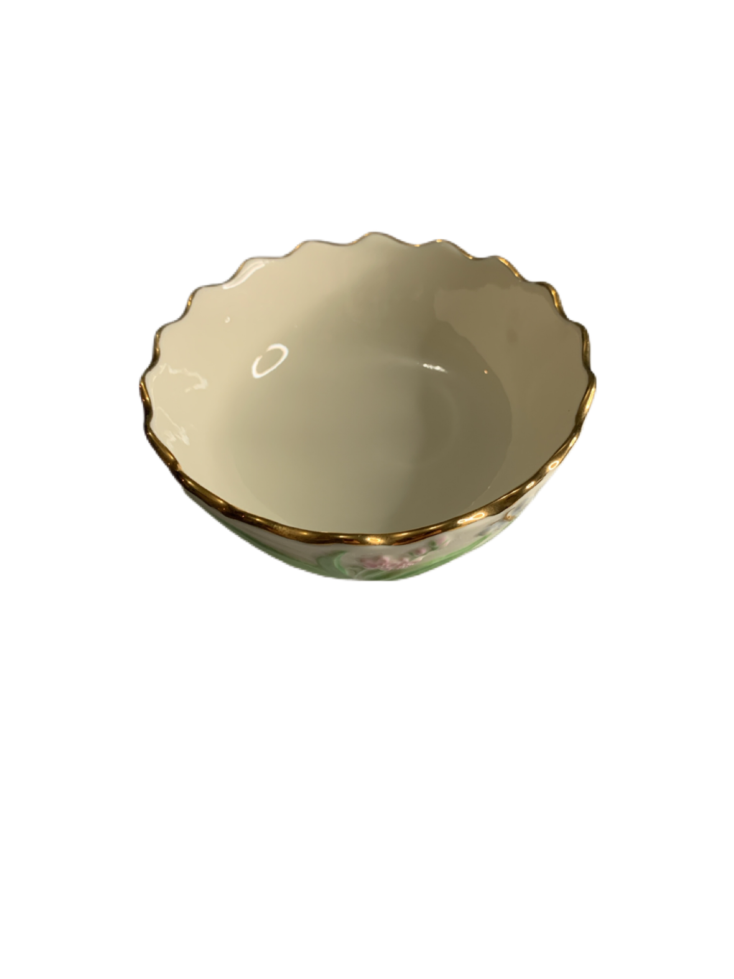 The China Butterfly Bowl by Lenox 24kt Gold Rim