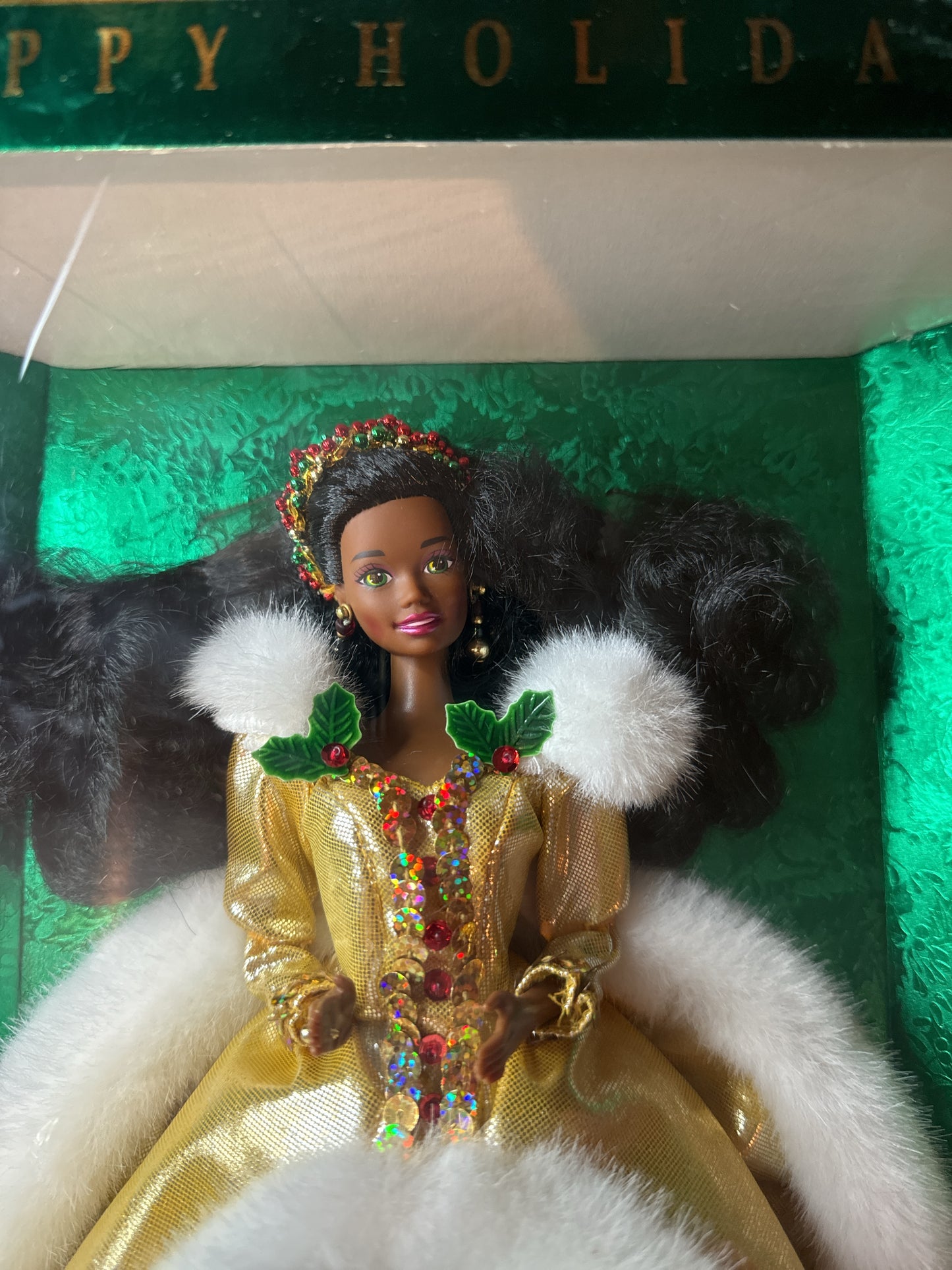 Barbie Happy Holidays Special Edition African American 1994 Mattel New in Box