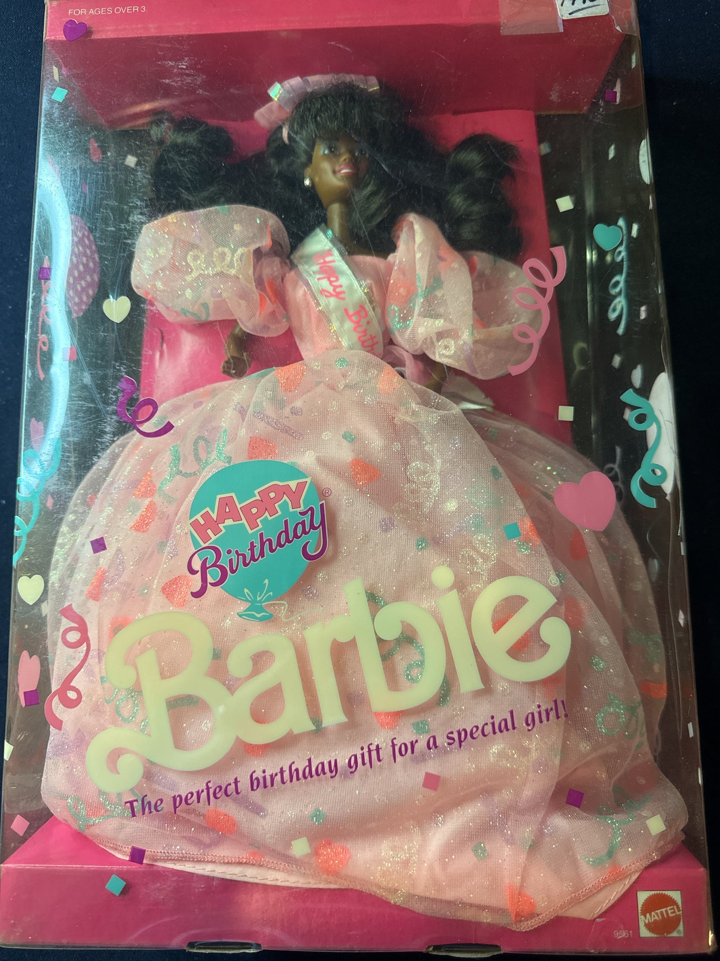 Barbie Happy Birthday African American Barbie 1990 Mattel New in Box
