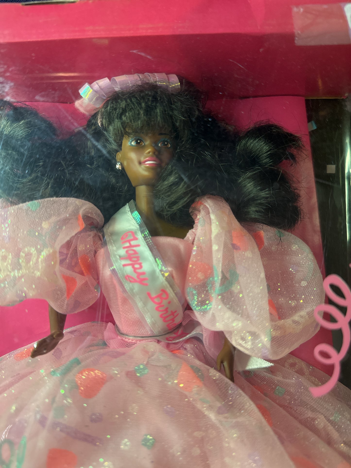 Barbie Happy Birthday African American Barbie 1990 Mattel New in Box