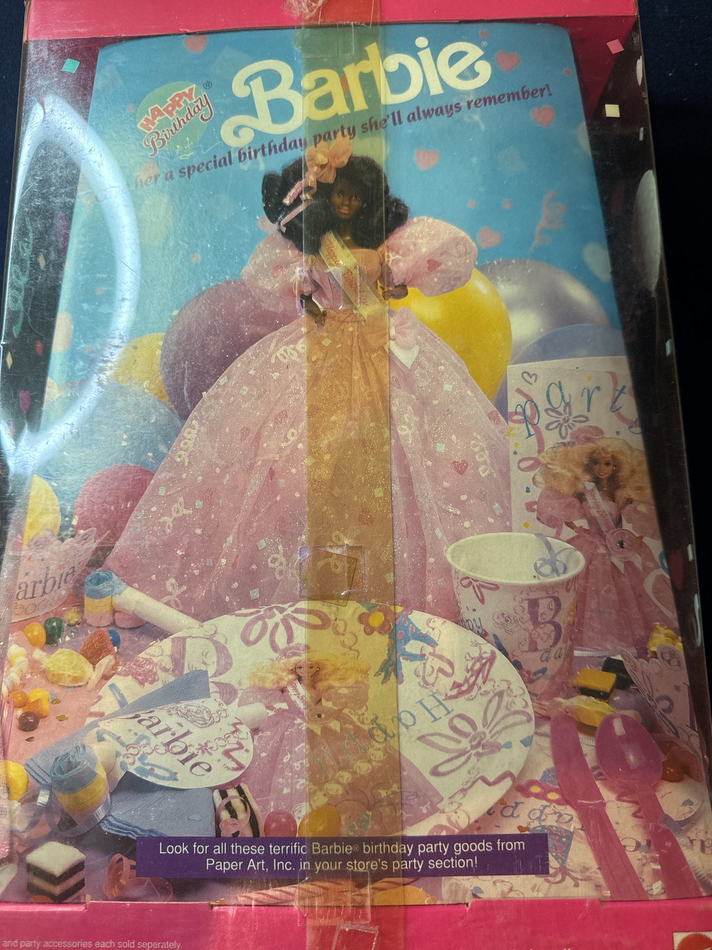 Barbie Happy Birthday African American Barbie 1990 Mattel New in Box