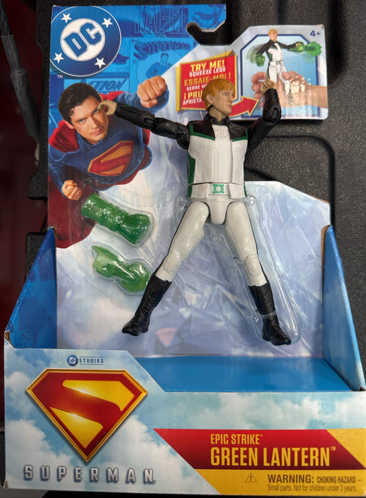 Spin Master DC Studios Superman Movie Green Lantern Epic Strike Figure New in Box