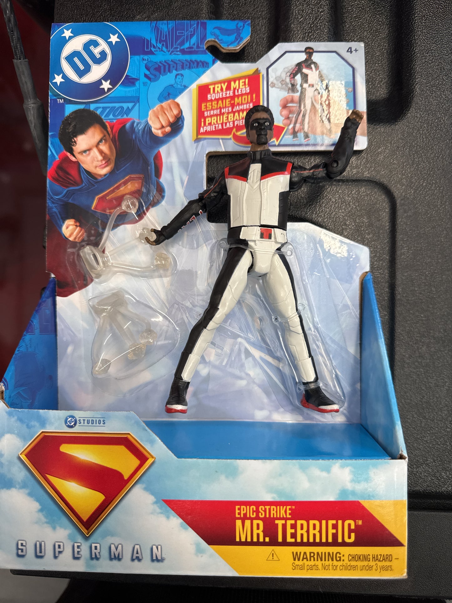 Spin Master DC Studios Superman Movie Mr. Terrrific Epic Strike Figure New in Box