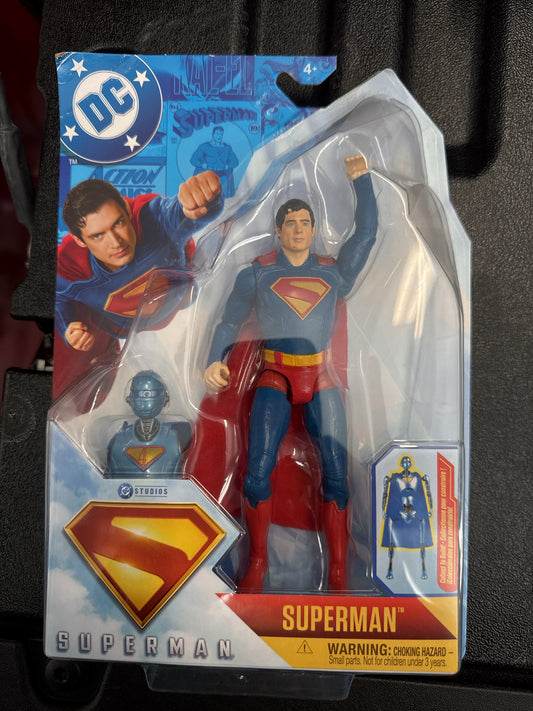 Superman DC Comics 2025 Spinmaster 6" Action Figure Collect To Build New in Box