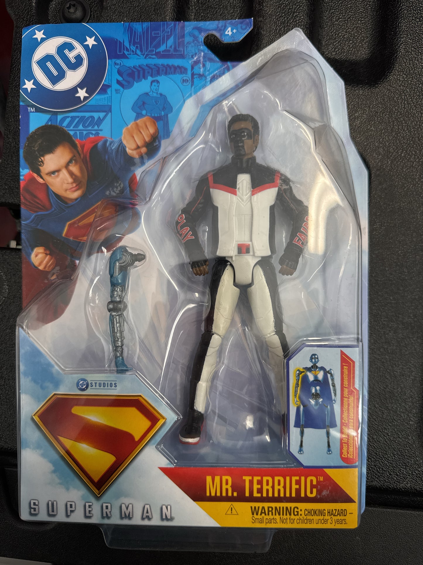 Mr. Terrific Superman 6" Action Figure DC Comics Spinmaster Collect To Build New in Box