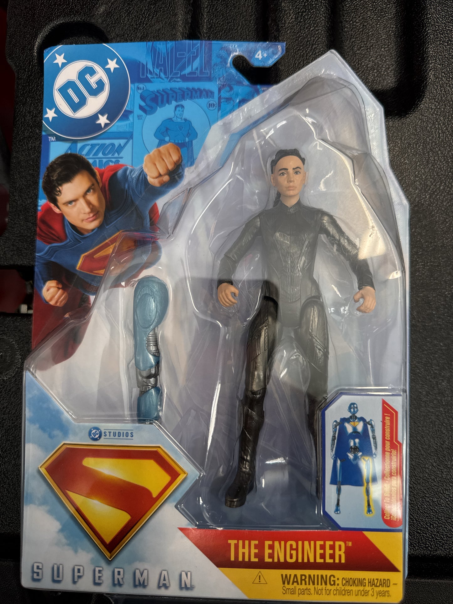 The Engineer Superman 6" Action Figure DC Comics Spinmaster Collect To Build New in Box