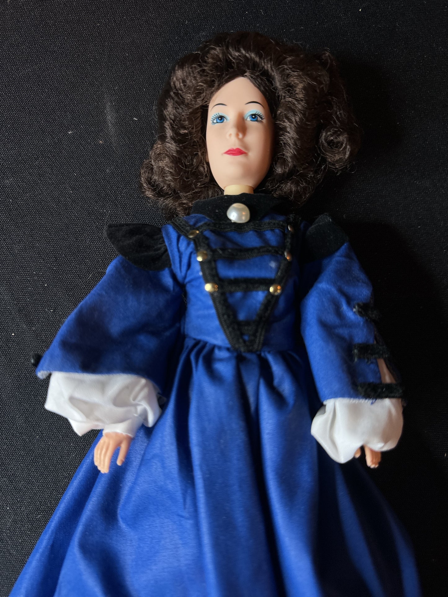 Gone With the Wind Mrs. O'Hara 12" Doll World Doll Blue Gown No Box with Stand
