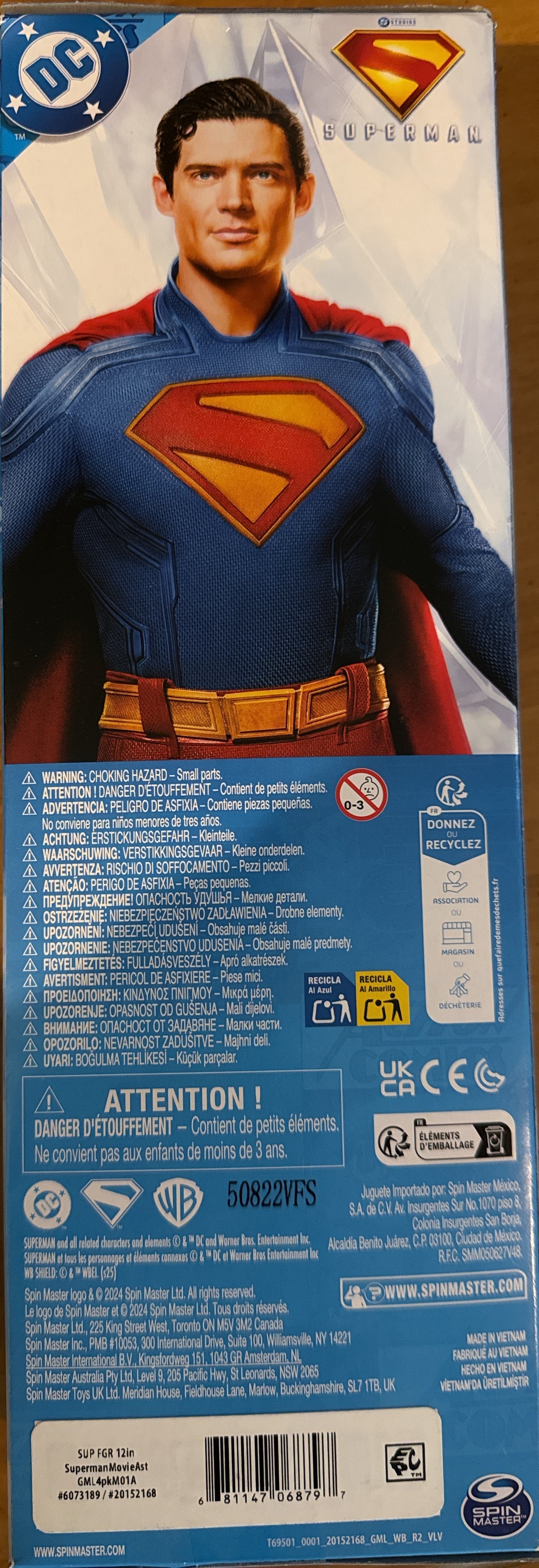 DC Comics Superman 12" Action Figure New in Box 06879
