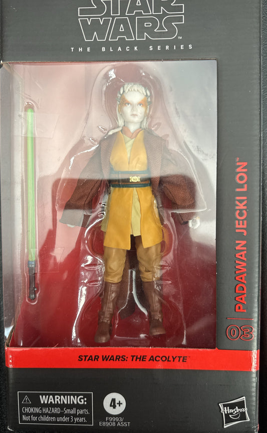 Star Wars The Black Series The Acolyte Padawan Jecki Lon #03 Action Figure New in Box
