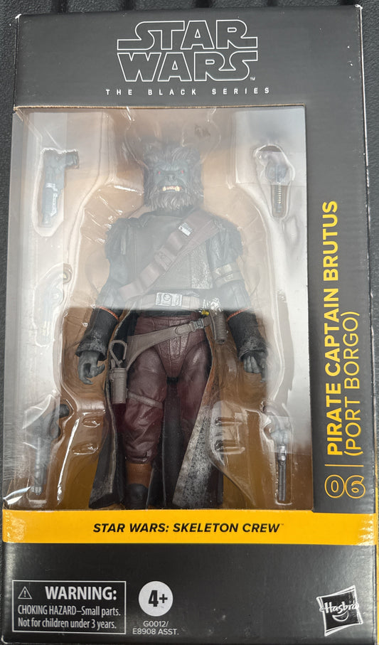 Star Wars The Black Series Skeleton Crew 6" Figure - Pirate Captain Brutus #06 New in Box