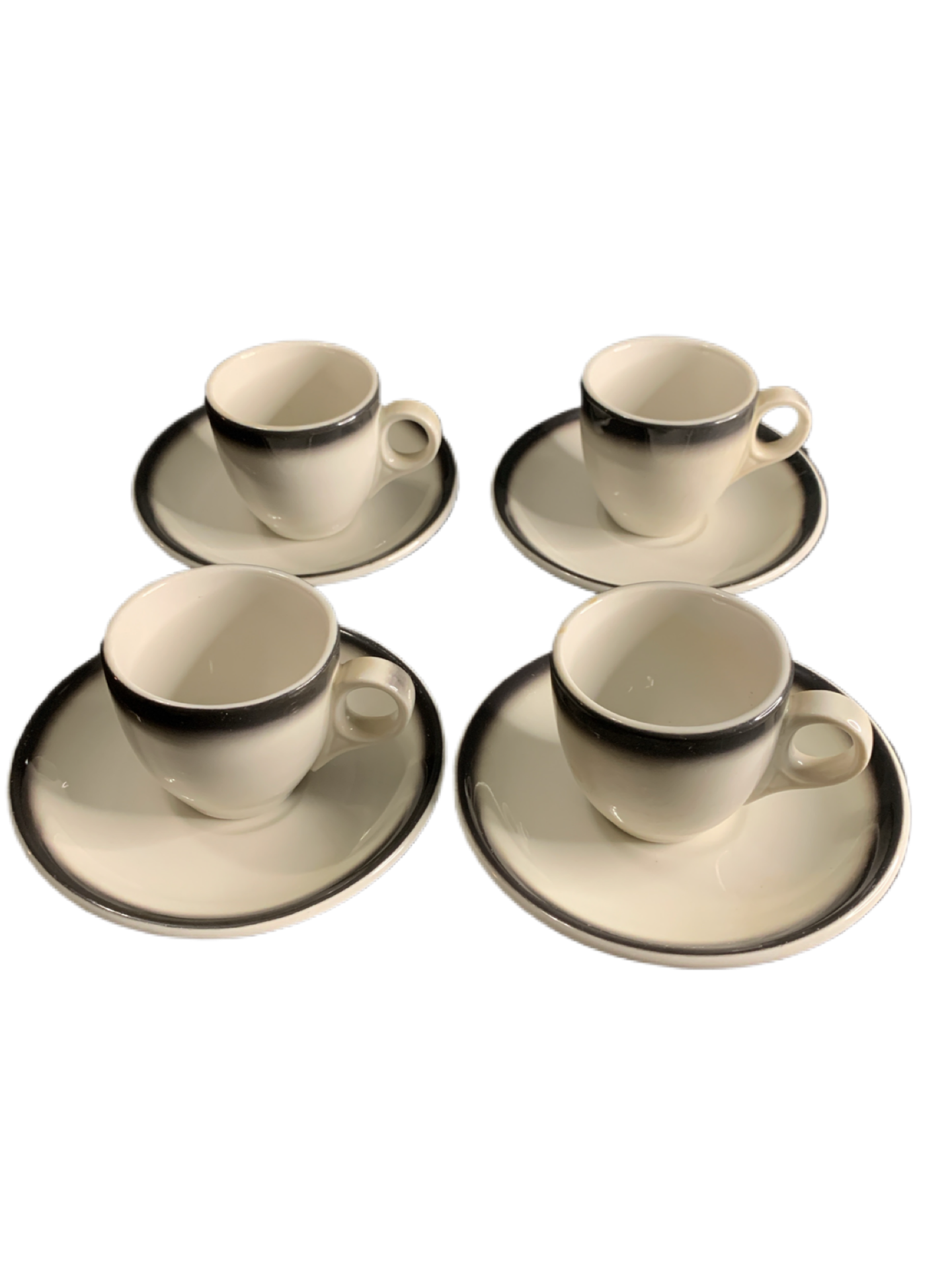 Cappuccino Cups and Saucers (4) Pattern MCN54 by McNicol China