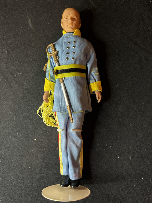 Gone With the Wind 1989 World Doll 12" Ashley Wilkes Military Outfit With Stand No Box