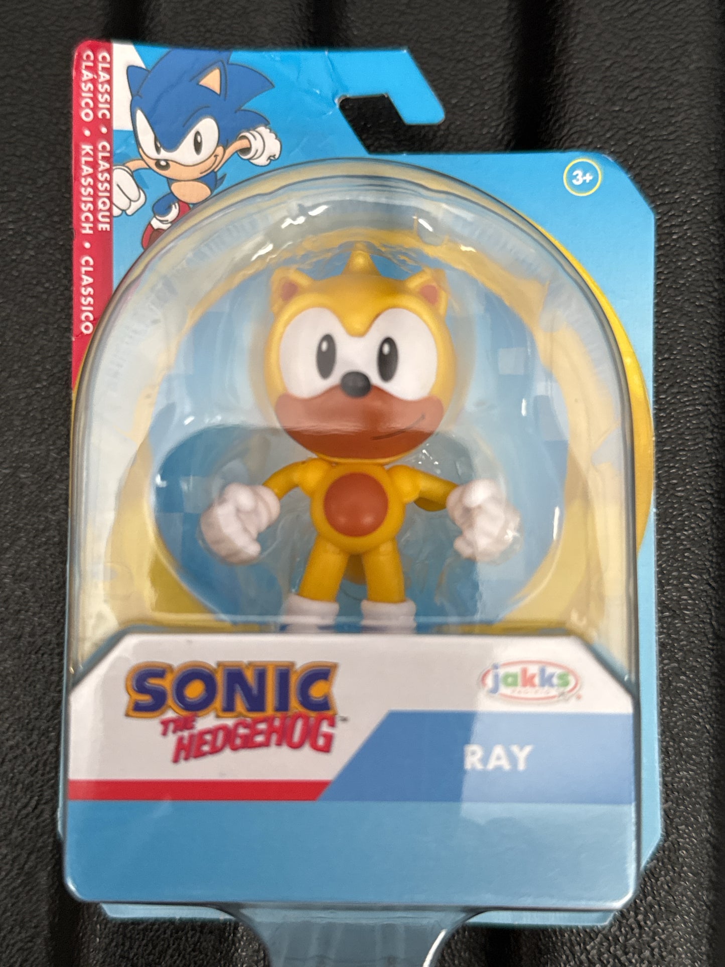 Jakks Pacific Sonic The Hedgehog 2.75" Action Figure Classic Ray New in Box