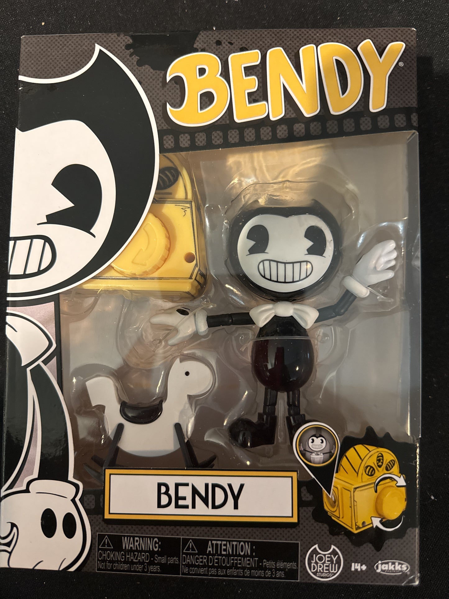 Bendy & The Ink Machine Bendy w/ Rocking Horse 5" Action Figure New in Box