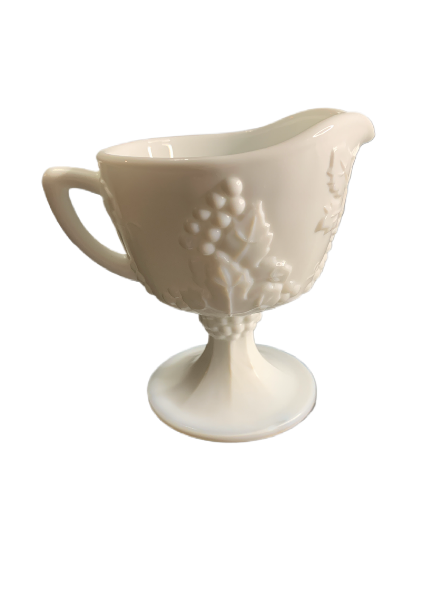 Colony Harvest Milk Glass Creamer 4"