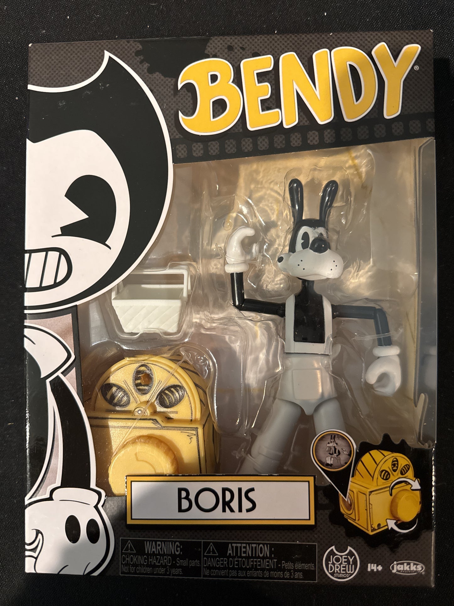 Bendy & The Ink Machine Boris w/ Basket 5" Action Figure New in Box