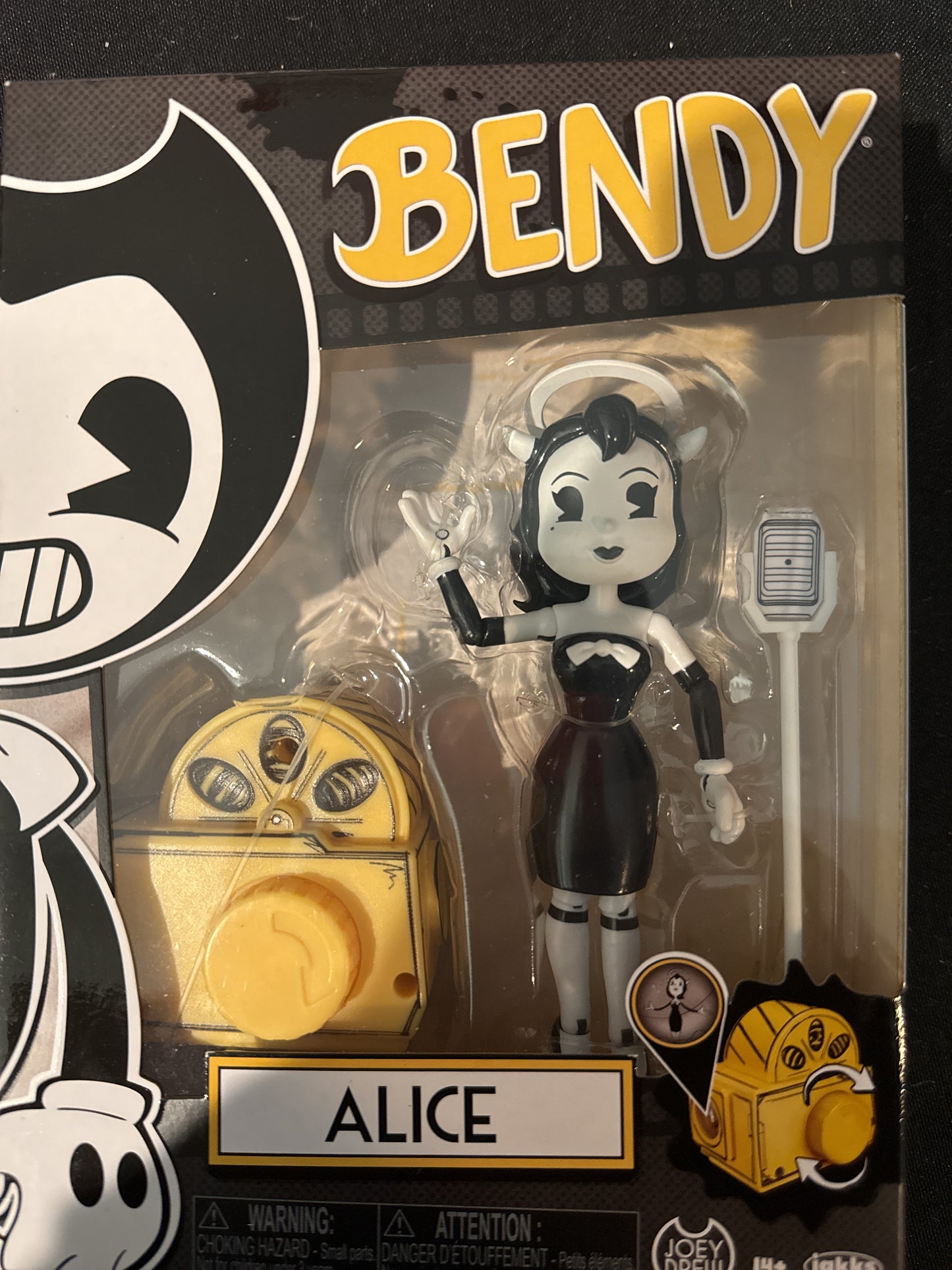 Bendy & The Ink Machine Alice w/ Microphone 5" Action Figure New in Box