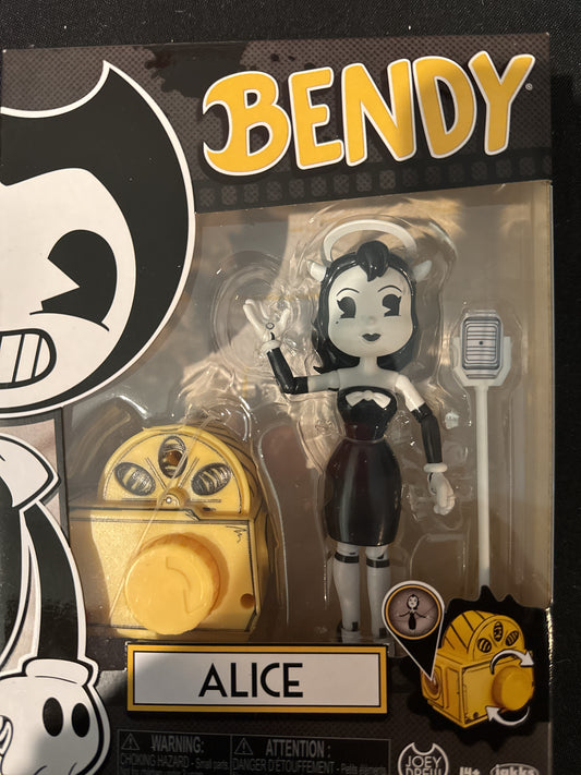 Bendy & The Ink Machine Alice w/ Microphone 5" Action Figure New in Box