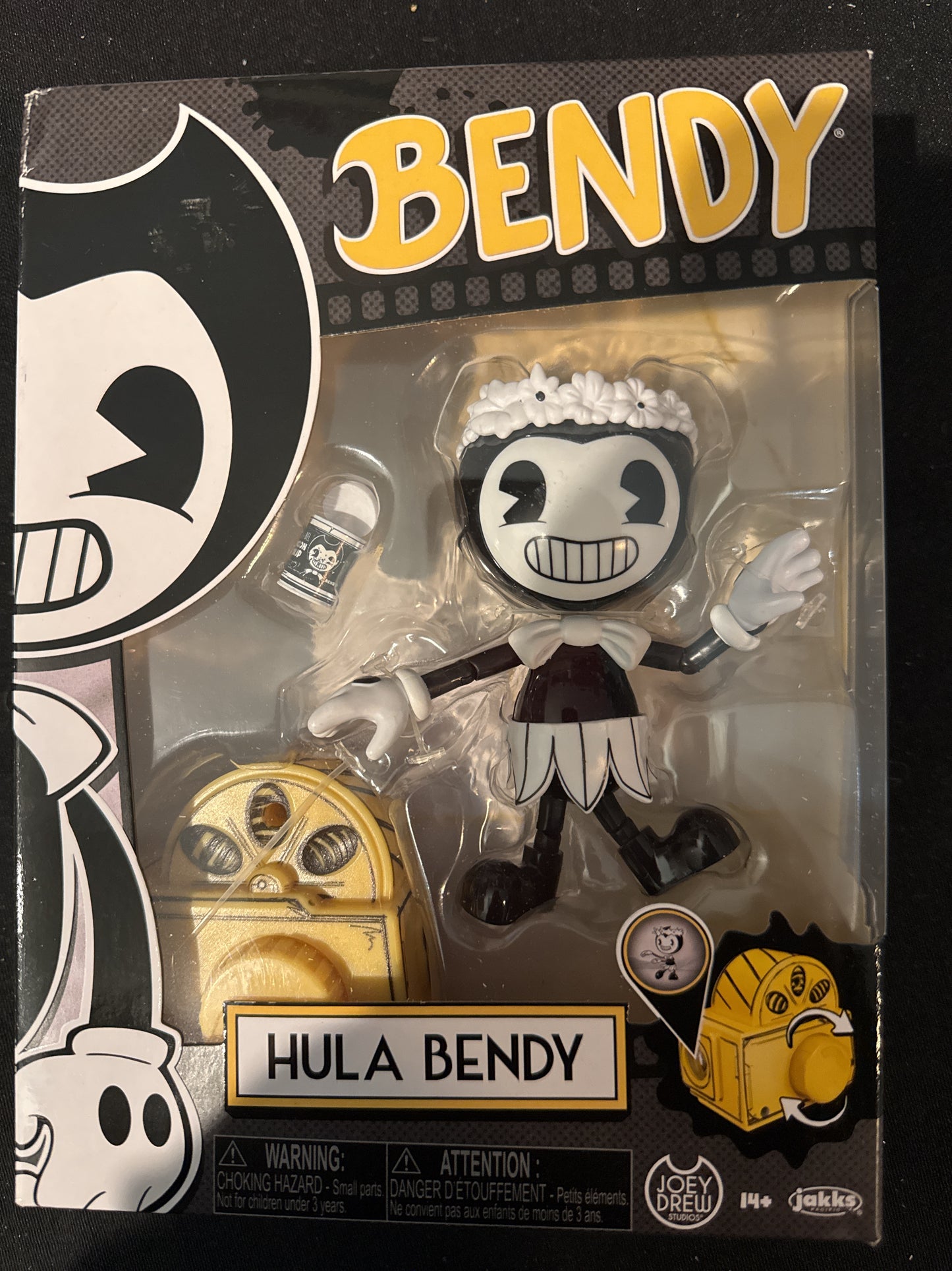 Bendy & The Ink Machine Hula Bendy w/ Can of Bacon Soup 5" Action Figure New in Box