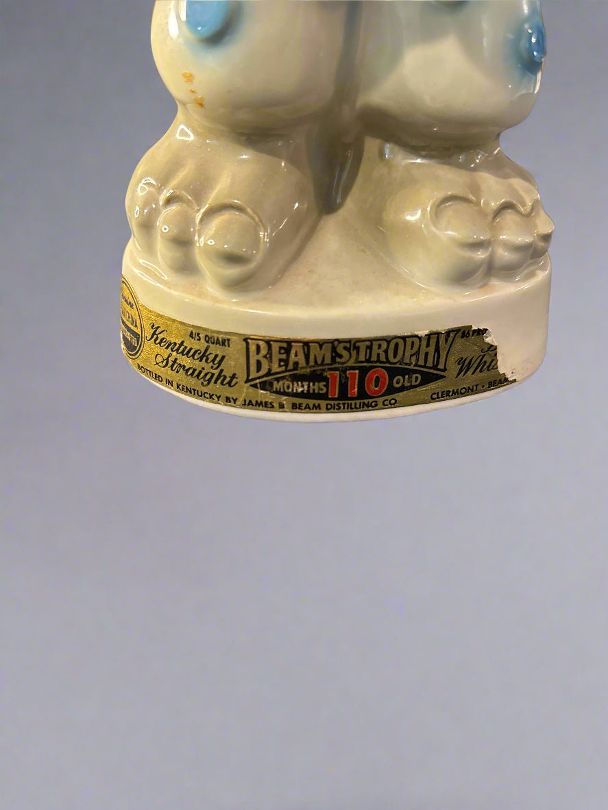 Vintage 1968 Jim Beam's Trophy Kentucky Bourbon Whiskey Decanter Circus Elephant