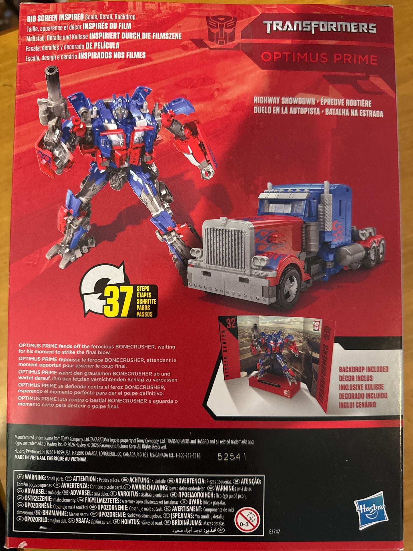 Transformers Studio Series SS 32 Voyager Optimus Prime Action Figure New in Box