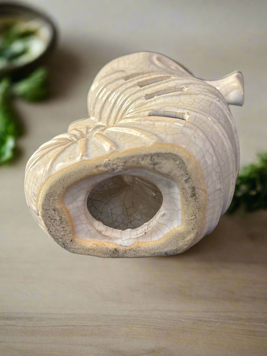 Nautical Seahorse Sachet Potpourri Holder Room Freshener Beach Coastal 5.5" Tall