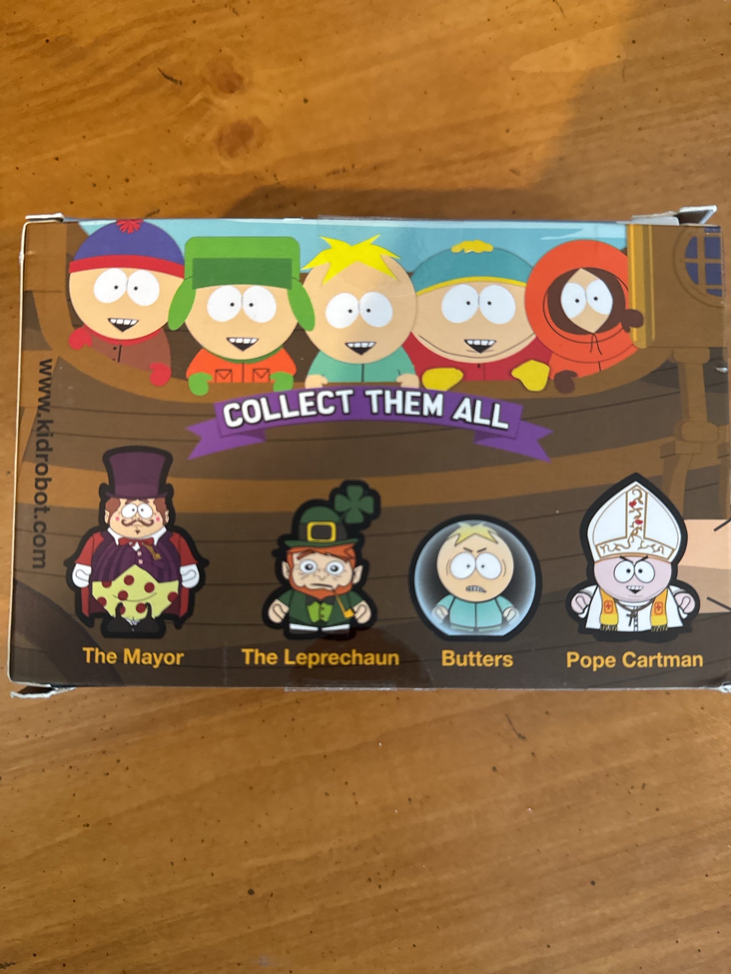 Kidrobot South Park Imaginationland Mayor and Leprechaun 3" Vinyl Figures New in Box