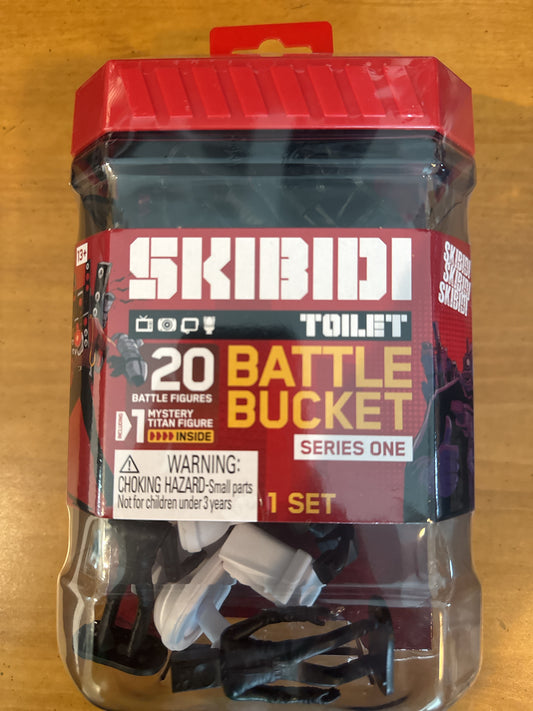 Skibidi Toilet Battle Bucket Series One 20 Figures by Blinkers Sealed New in Box