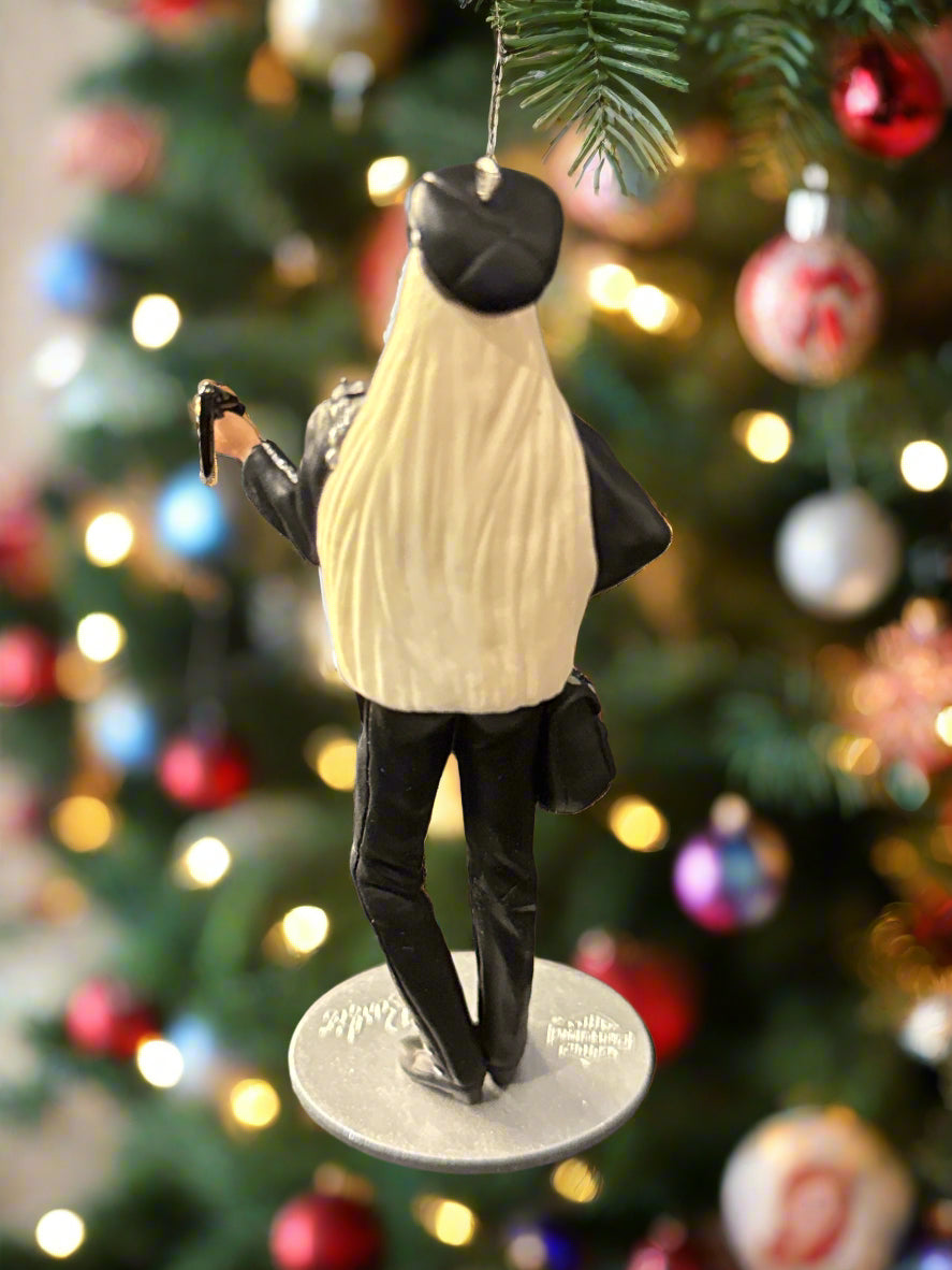 Hallmark Gold Crown Harley Davidson Barbie Ornament Christmas 4.25" Tall Dtd 2000. NIB