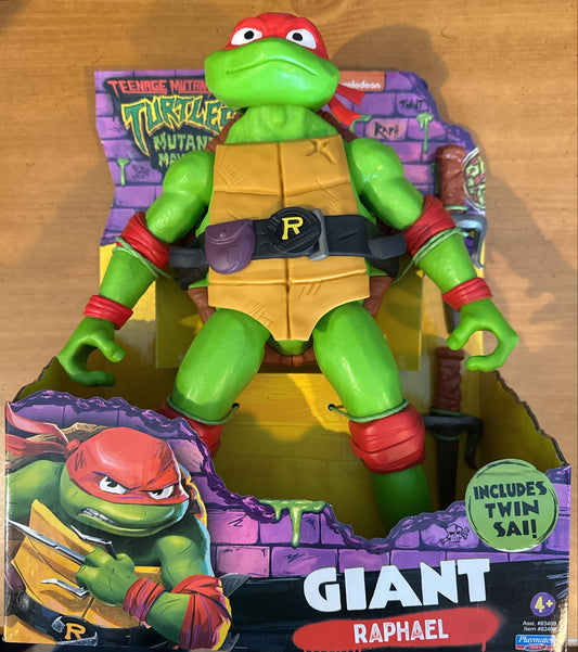 Teenage Mutant Ninja Turtles Giant Raphael 12" Action Figure w/ Twin Sai New in Box