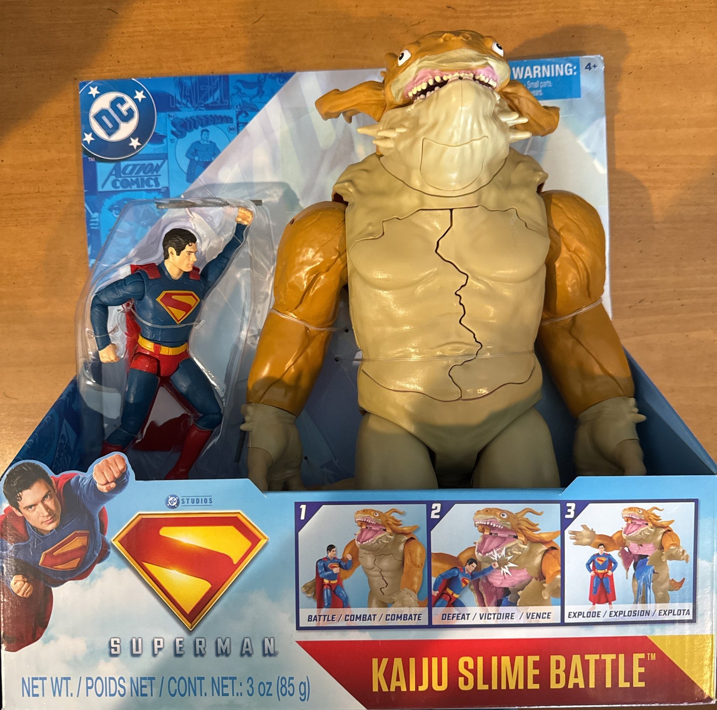 DC Comics Superman vs. Kaiju Slime Battle Action Figures New in Box