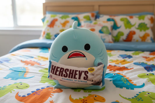 Snackles Plush Small 8" Seth & Hershey Bar Stuffed Animal Plush Very Soft Feel New with Tags